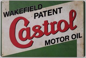 Castrol 30x20 metalen reclamebord