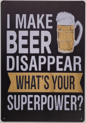 Make beer disappear 30x20