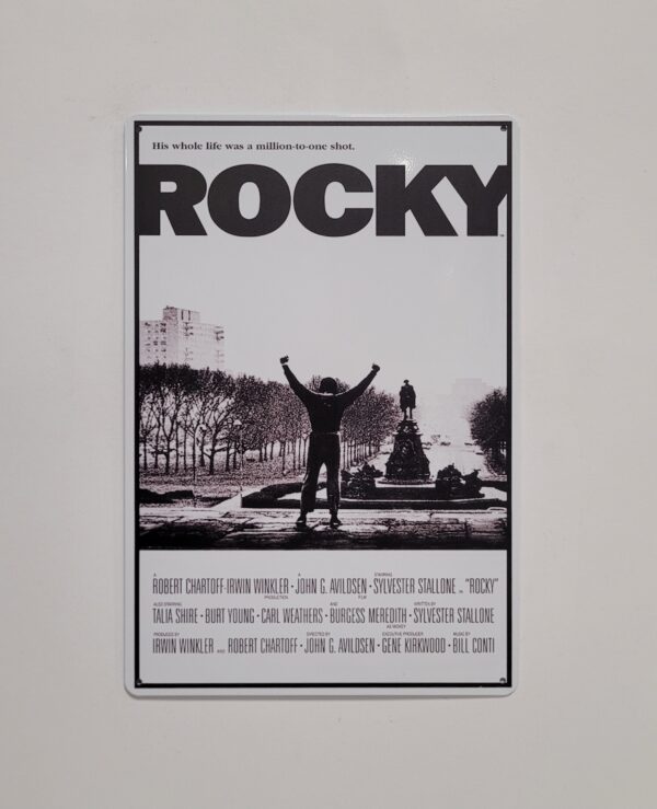 Rocky Balboa Stalone metalen wandbord - Afbeelding 2