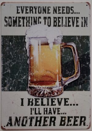 Everybode believe another beer groen