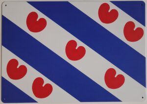 Friese Vlag Friesland reclamebord metaal