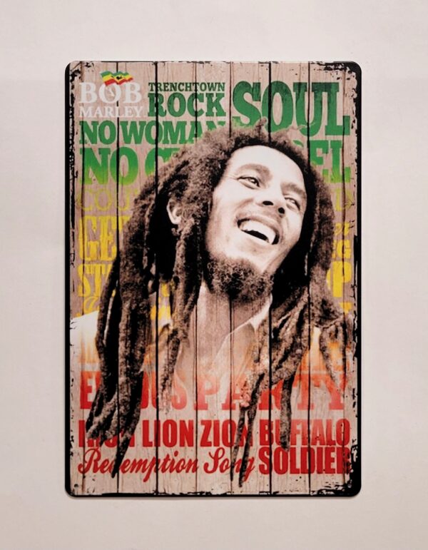 Bob Marley songs wandbord - Afbeelding 3