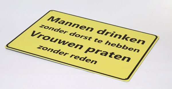 Mannen drinken vrouwen praten - Afbeelding 4