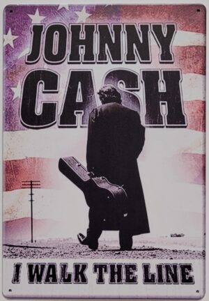 Johnny Cash Vlag reclamebord