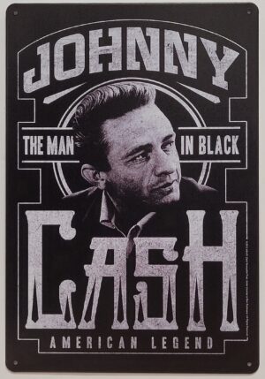 Johnny cash man black