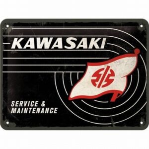 Kawasaki service  maintenance metalenbord