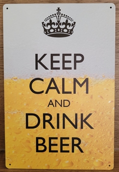 Keep calm drink bier