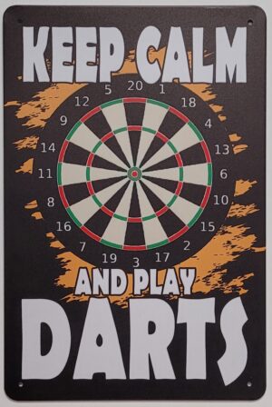 Keep calm play darts