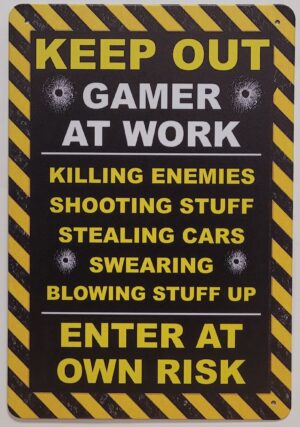 Keep out gamers at work