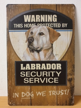 Labrador security blonde gele