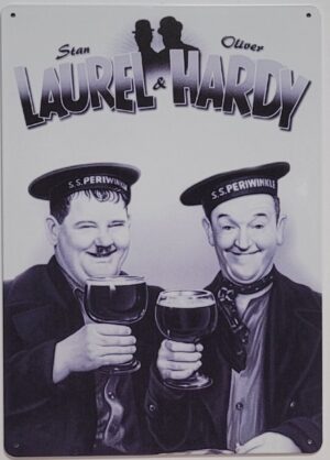 Laurel Hardy Staand Reclamebord