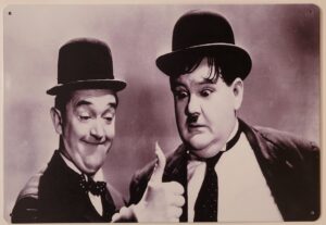 Laurel Hardy foto horizontaal