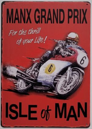 Manx Grand prix Reclamebord