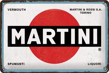 Martini logo vermouth wandbord