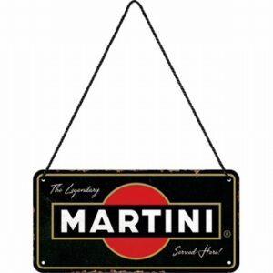 Martini served here hangingsign