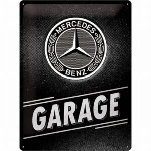 Mercedes benz garage wandbord