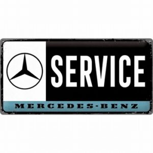 Mercedes benz service reclamebord