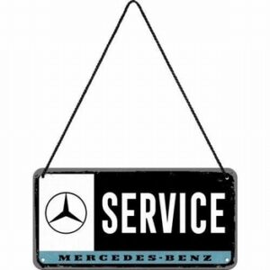 Mercedes service metalen bord