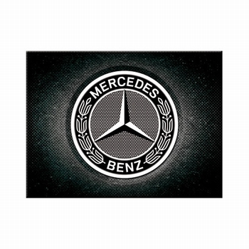 Mercedes zwarte logo magneet