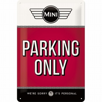 Mini parking only reclamebord