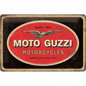 Moto Guzzi logo reclamebord