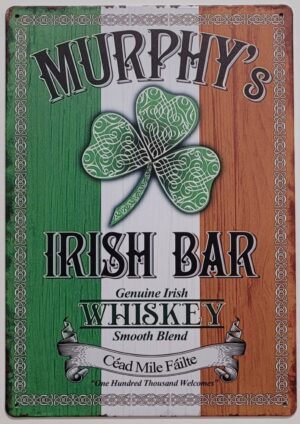 Murphy's irish whiskey bar