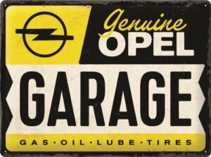 Opel genuine garage reclamebord