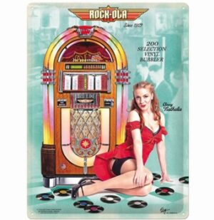Rockola pinup wandbord jukebox