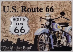 Route 66 Motor Reclamebord