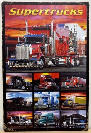 Super trucks Vrachtwagen reclamebord