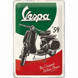 Vespa 59 original reclamebord