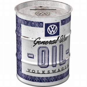 Volkswagen oil metalen spaarpot