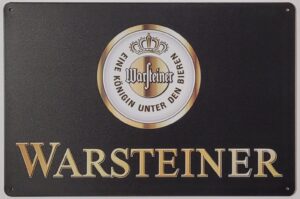 Warsteiner Logo reclamebord metaal