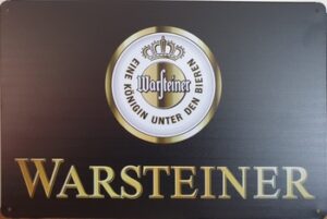 Warsteiner Logo reclamebord metaal