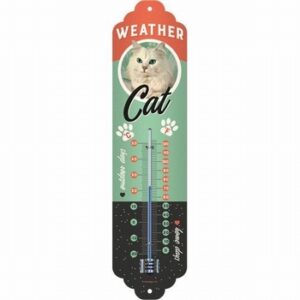Weather cat thermometer katten