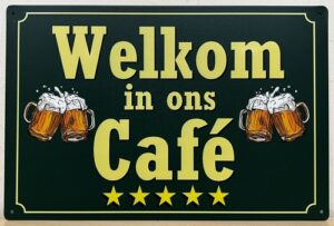 Welkom in ons Cafe