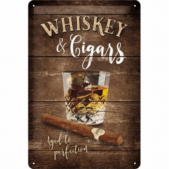 Whiskey cigars  relief wandbord