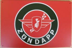 Zundapp logo metaal wandbord