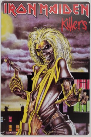 iron Maiden Killers wandbord