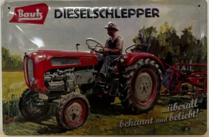 Bautz Tractor Dieselschlepper Rood