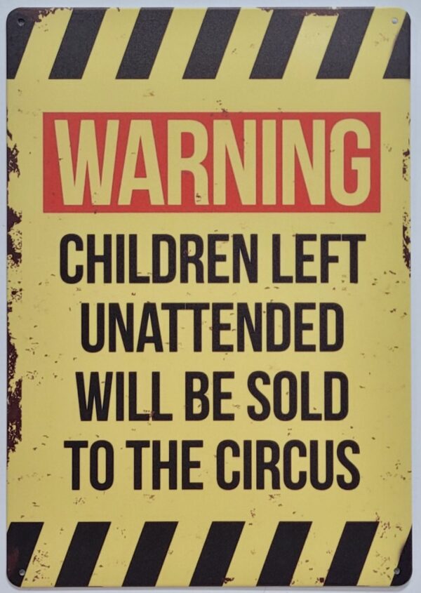 Children Unattended Sold Circus