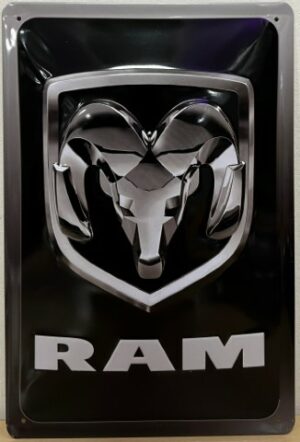 Dodge Ram Logo Zwart
