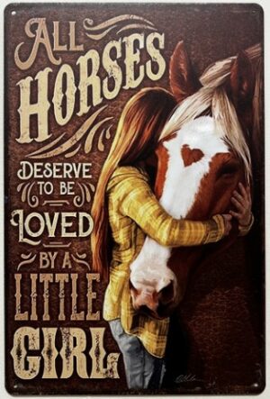 Horses Loved little Girl