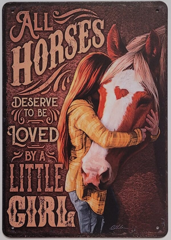 Horses Loved little Girl