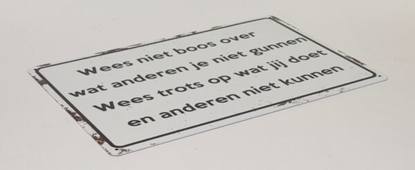 Niet gunnen wees Trots - Afbeelding 3