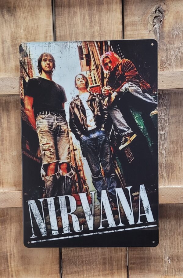 Nirvana Band reclamebord metaal - Afbeelding 4