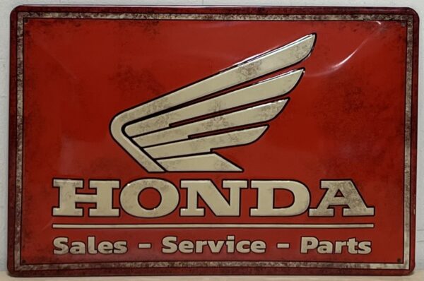 Honda logo sales service parts relief wandbord