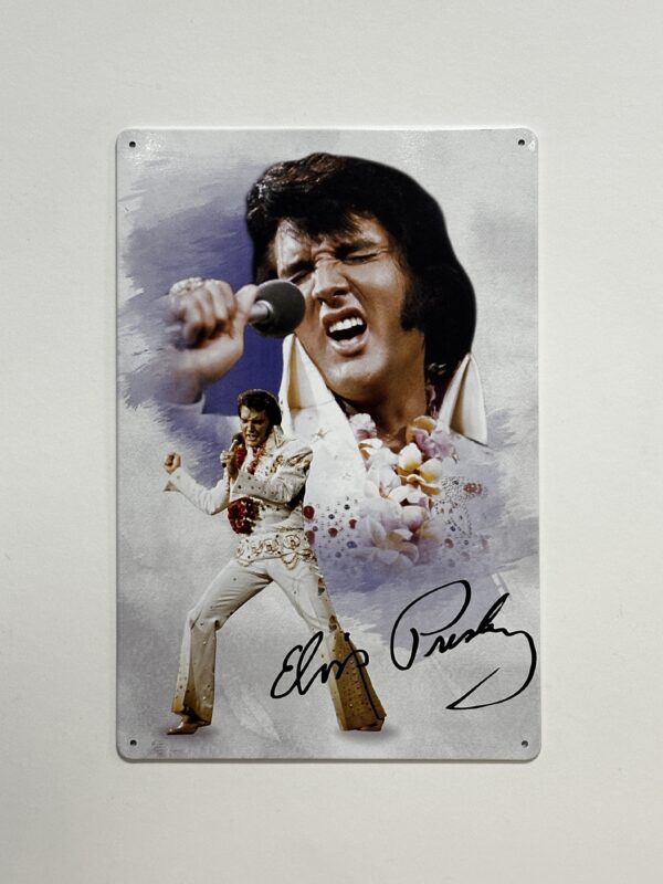 Elvis Presley 2 Foto wandbord van metaal - Afbeelding 2