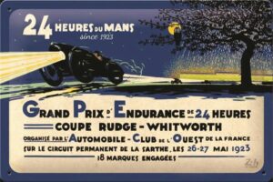 24 hrs le mands first race 1923 wandbord relief