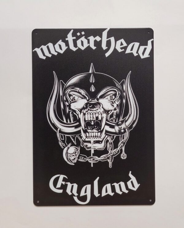 Motorhead England metalen wandbord - Afbeelding 2